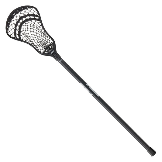 STX Stallion 300 Complete Lacrosse Stick Junior Size Black Front