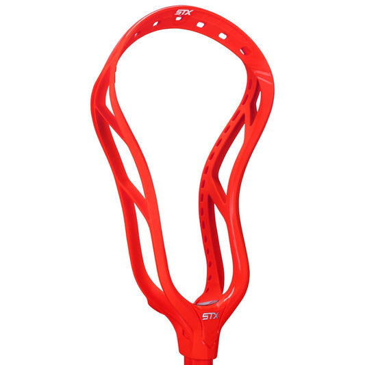 stx stallion 1k unstrung lacrosse head red angled