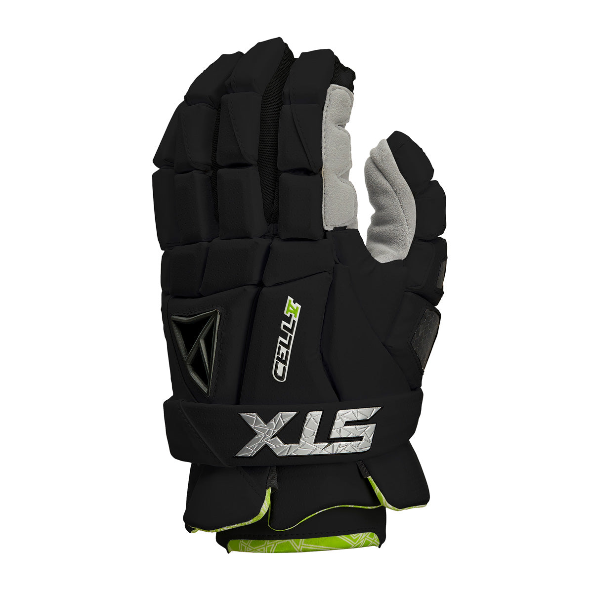 Cell V Gloves Front Black