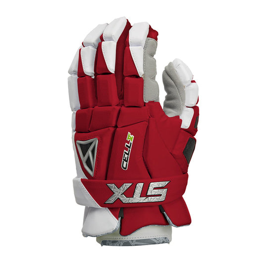 Cell V Gloves Front Red