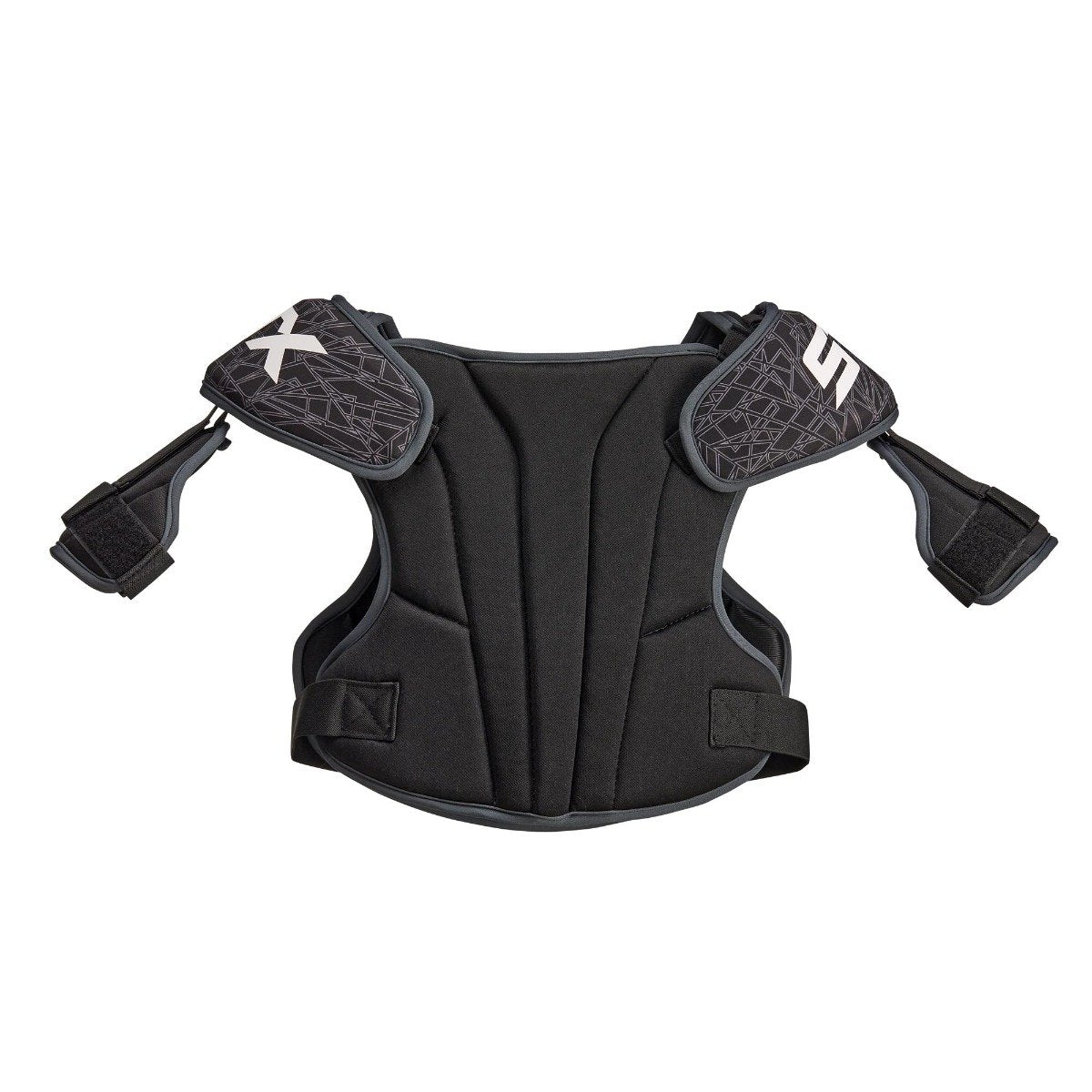 stx stallion 75 shoulder pad black back