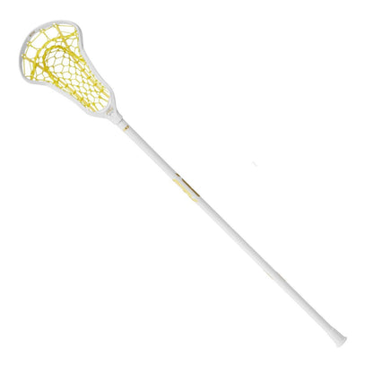 crux pro complete stick white with yellow lock pocket game on