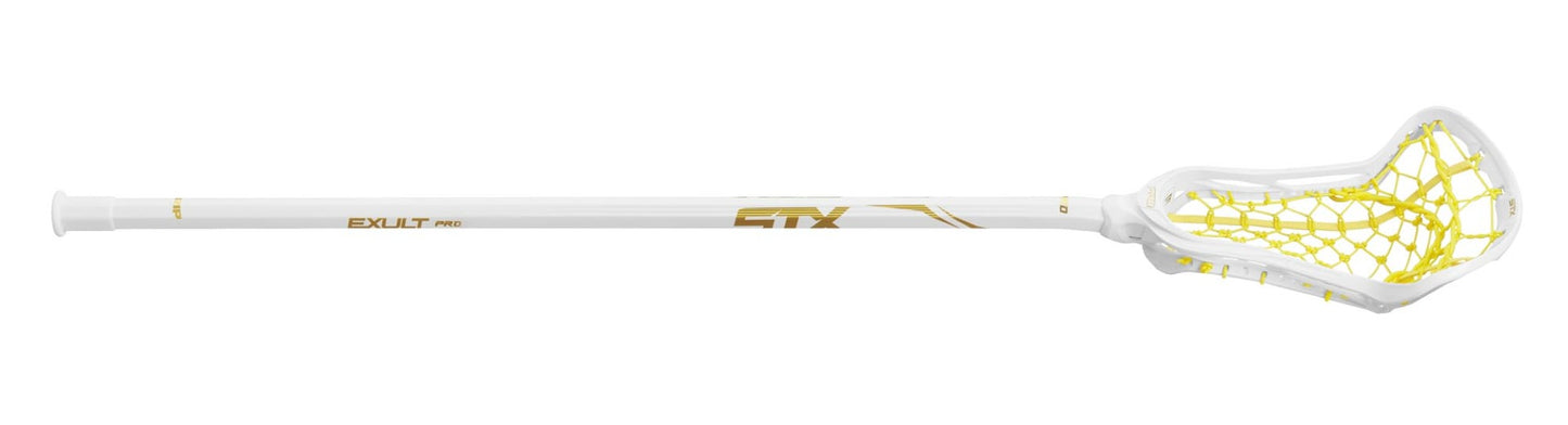 Exult Pro Complete Stick White w/ Yellow Lock Pocket angle