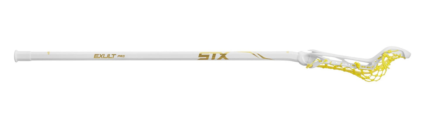 Exult Pro Complete Stick White w/ Yellow Lock Pocket side