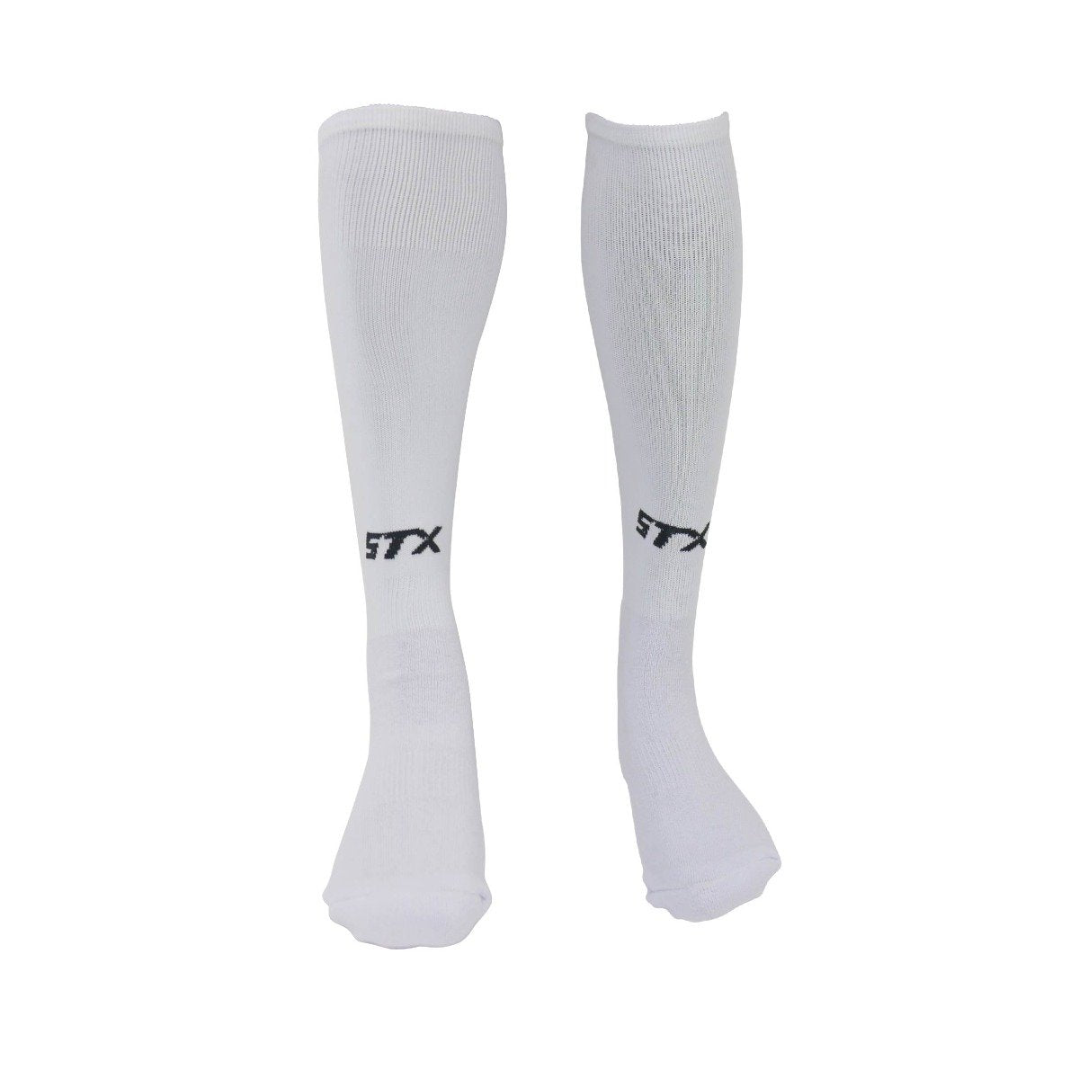 Shin Guard Full Sock White LG/XL